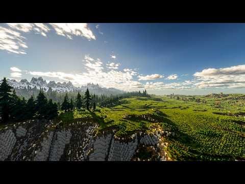 Insane Render Distance 😳| Minecraft Voxy Mod Showcase | Hodilton RT + Derivative Shader