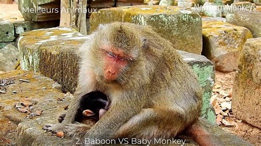 16 Brutal Minutes Of Baboon Hunt, Steal, Eat Baby Preys Alive