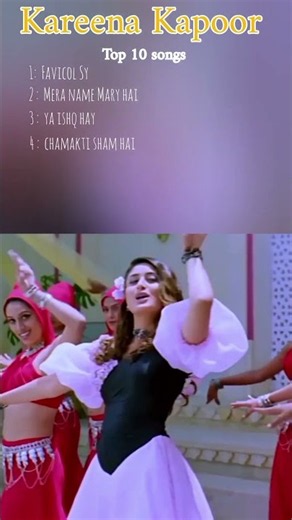 kareena Kapoor 10 iconic songs #kareenakapoorkhan #bebo #bollywoodsongs