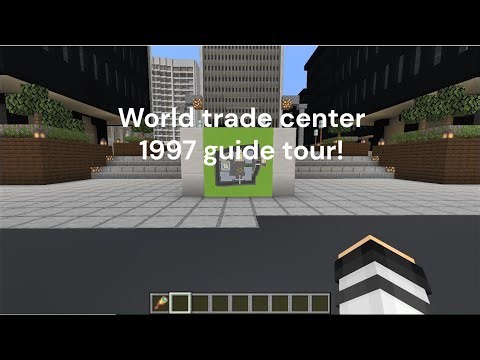 World trade center 1997 minecraft construction guide tour! #twintowers #minecraft