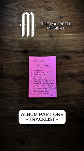 #LadyM Part One Tracklist 🤩
