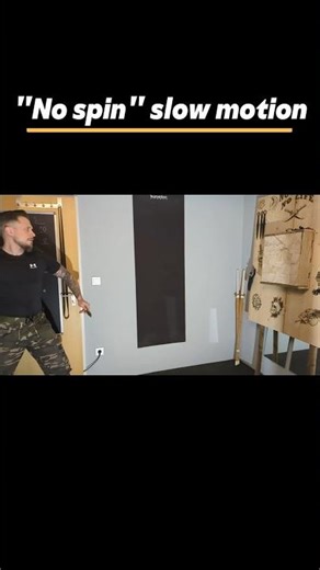 #knifethrowing #nospinthrowing in #slowmotion #knife #tutorial