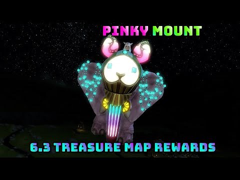 FFXIV: Pinky The Elephant Mount - 6.3 - Treasure Map Reward