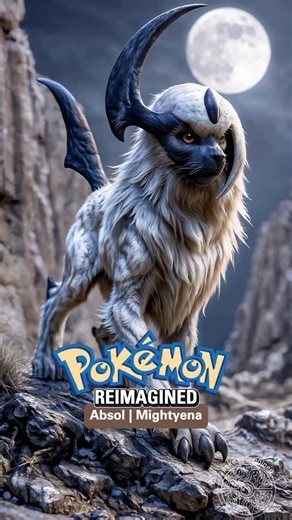 Pokémon Reimagined on Instagram: "Hoenn’s dark side - In real life? 🌑 Mega Absol & Mightyena! Which Pokémon should I do next?! 💬 #pokemon #evolution #megaevolution #absol #mightyena"