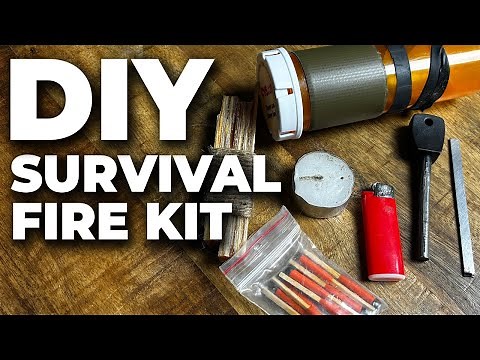 DIY Bushcraft Survival Fire Kit Hack