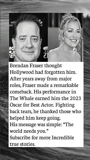 Brendan Fraser’s Hollywood Comeback Made History