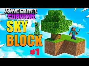Skyblock Survival Day 1 | Minecraft Skyblock Gameplay walkthrough