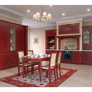 [Hot Item] Modern Spanish Style Red Gloss Lacquer Kitchen Cabinets Used Kitchen Cabinets Craigslist
