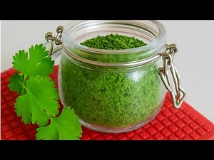 How to Dry Cilantro/ Easy Method for Long- Lsting Flavor