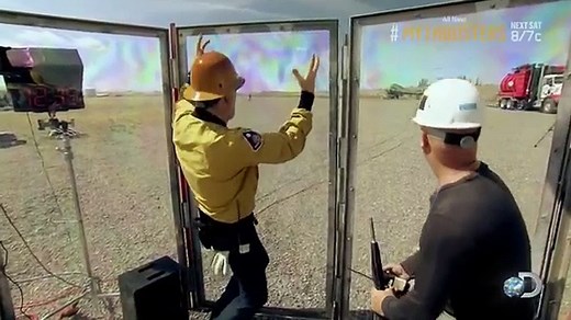 Mythbusters implode tanker train car AWESOME!