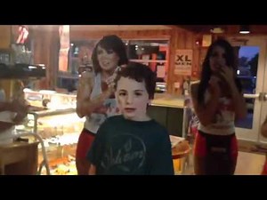 Hooters birthday dance