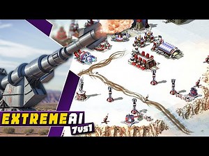 Red Alert 2 Challenge: Dominate 7 EXTREME AI With Superweapons