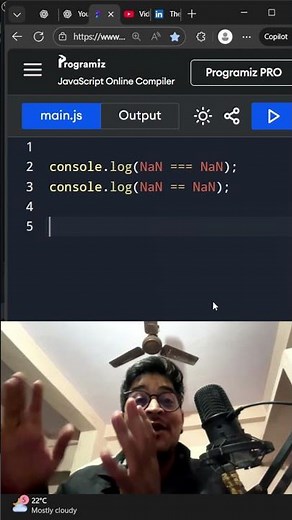 JavaScript Mystery: Why is NaN === NaN false? 🤯 | Understand in 30 seconds!