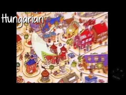 The Busy World Of Richard Scarry - Intro (One Line Multilanguage) [HD]