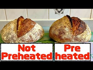 カンパーニュ 予熱無しvs予熱有り パイレックス Preheated vs Not preheated baking sourdough with pyrex