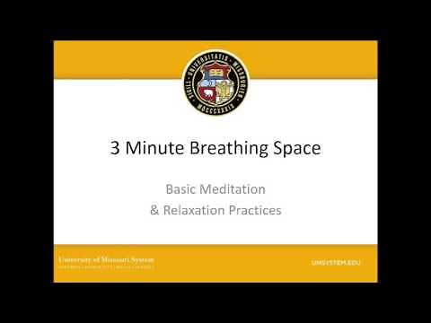 Three Minute Breathing Space