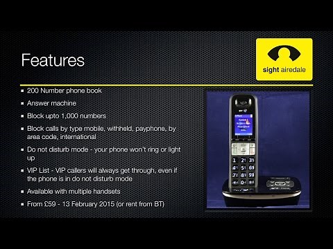The BT 8500 with Advanced Call Blocker