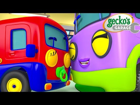 Baby Trucks LOVES Mummy Truck | Max the Monster Truck | Truck and Bus Cartoon | Gecko's Garage