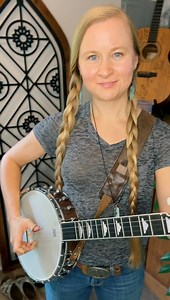 115K views · 6K reactions | Bluegrass Banjo 歹 Week #7 learning to play with finger picks!  Gold Tone #bluegrass #banjo #goldtone #fingerpicks #threefinger #banjer | Hillary Klug | Facebook