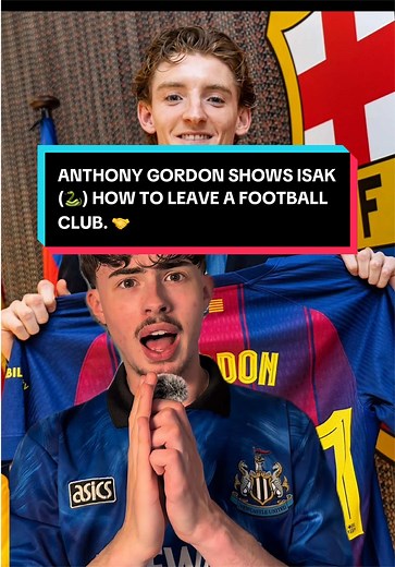 Anthony Gordon Shows Isak How to Leave a Club Respectfully