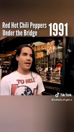 Red Hot Chili Peppers Under the Bridge Music Video 1991