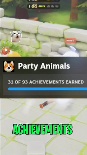 Achievement Guide in Party Animals #shorts #partyanimals
