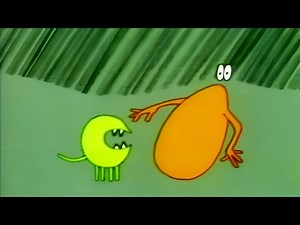 An Orange Ball Tries to Pet a Green Ball 😱 Cartoon - Sesame Street Halloween Theme for Kids