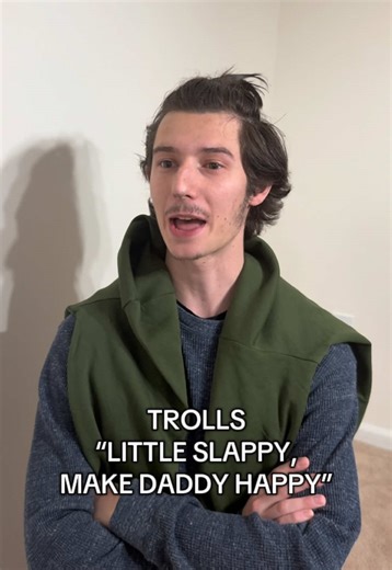 Little slappy, make daddy happy.. #trolls #dreamworks #funnyacting #meme #fyp