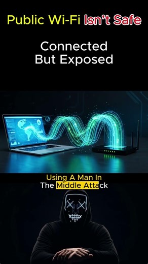 Public Wi‑Fi Isn’t Safe - Connected… But Exposed | #hacked #expose #chatgpt #asd #khesari #ad