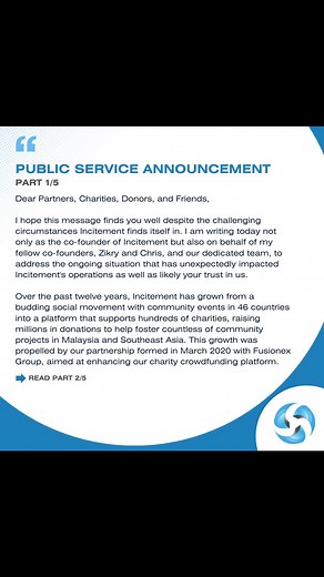 Public service announcement | Incitement