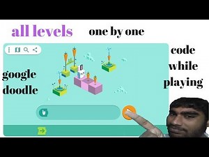 google doodle coding game || Playing all levels one by one!! 50 years of kids coding