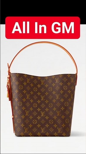 NEW LOUIS VUITTON ALL IN GM BUCKET BAG #louisvuitton