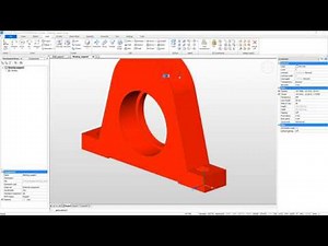 Learn Direct Modelling by Editing a Shaft Support - BricsCAD Mechanical