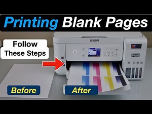 Epson ET 3830 Printing Blank Pages - Fix With These Steps !!