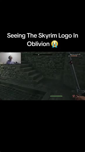 Seeing The Skyrim Logo In Oblivion: A Gamer's Reaction