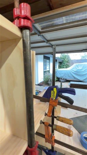 Project #1 Floating Boxes Shelf Glue Up