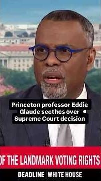 Eddie Glaude: Racism Occupies The Throne of This Country