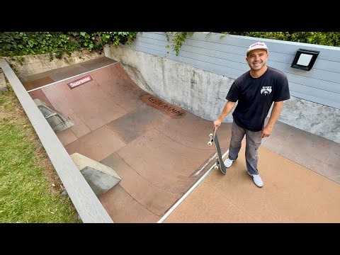 Building a custom Mini Ramp in Hollywood hills