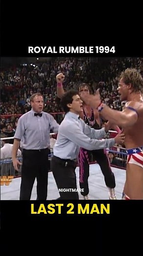 Royal Rumble 1994 Last 2 Man Edit #wwe #royalrumblematch