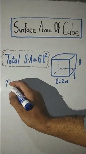 Total Surface Area of a Cube | Cube Formula Explained #examtips(‪@MuhammadMustafaShah-u4x‬ )