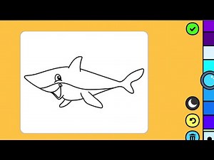 Fish Coloring Video for Toddlers | Learn Colors with Sea Animals