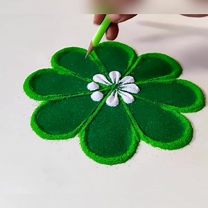 107K views · 357 reactions | Simple & Creative rangoli for festival | Fairy rangoli | Fairy Rangoli | Facebook