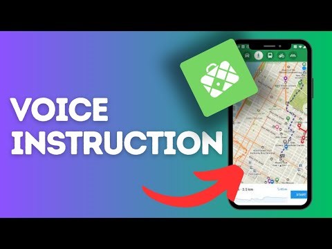 How to set voice instructions on Maps.me?