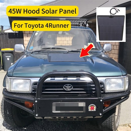 Update your 4Runner with Lensun hood solar panel, this solar panel...