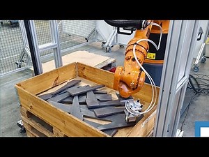 Robotic Bin Picking - Euclid Labs' Mizar 3D camera & Moonflower software with a Kuka Robot