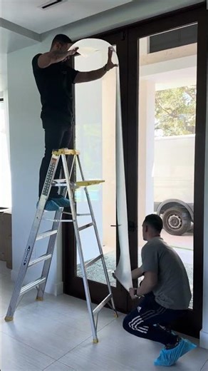 Smart glass on front door and main windows #smartglass #tech #smartwindows