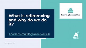 What is referencing and why do we do it?