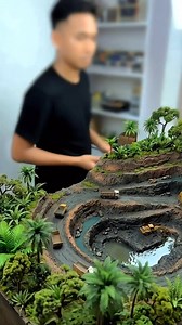 Diorama, a miniature of a mining excavation. (Open Pit/Surface Mining) ⚒️🚧⛑️ | Dadang Syaputra