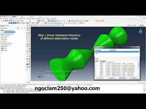 Abaqus Python Script : Dimension Ultrasonic fatigue sample
