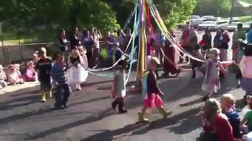 五月花柱舞蹈 Maypole Dance (Cincinnati Waldorf School)